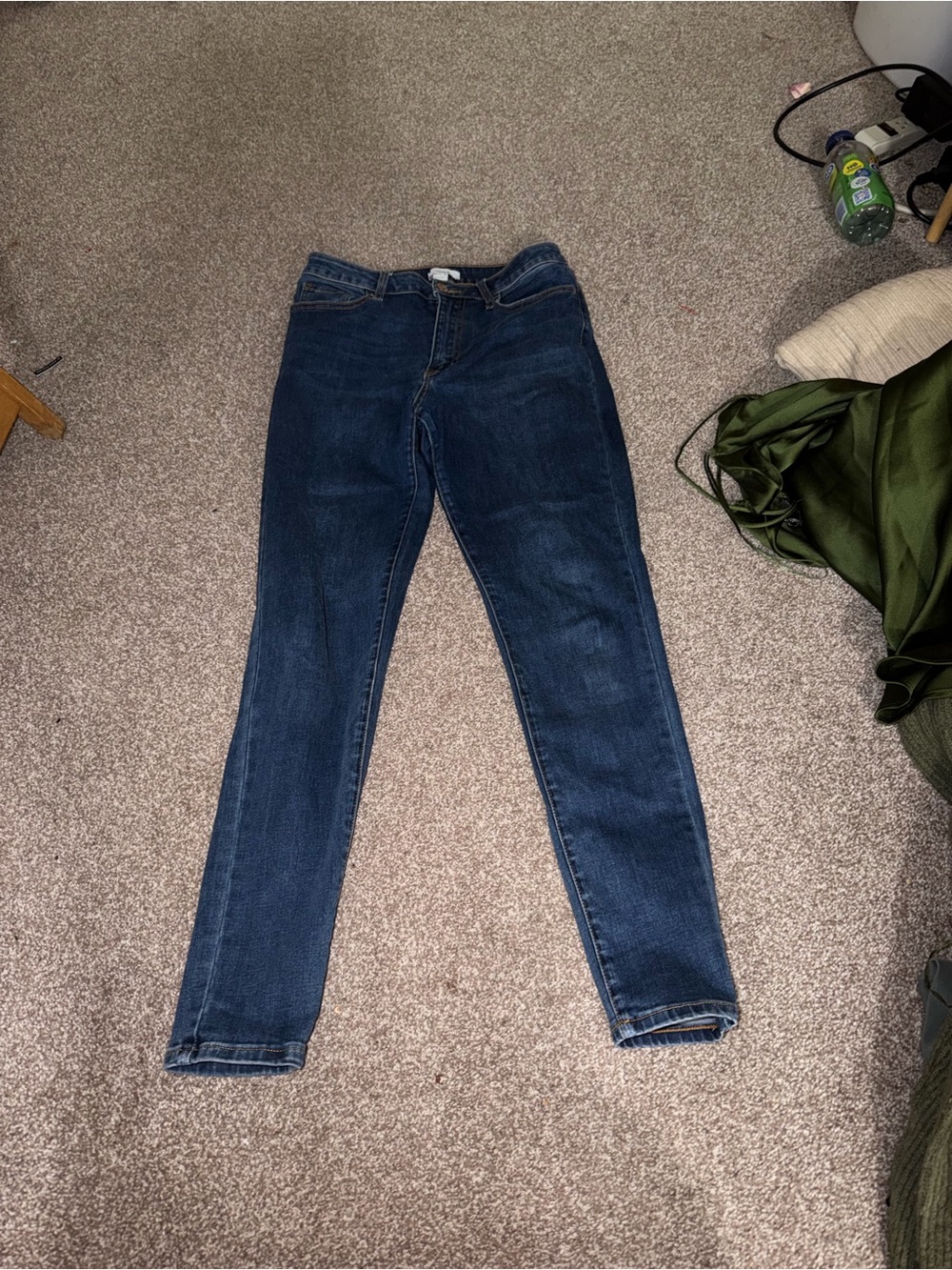 Forever 21 Dark Blue Skinny Jeans